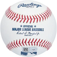 Anthony Volpe, baseball autographié par les Yankees de New York