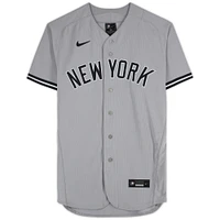 Maillot Nike authentique gris autographié par Anthony Volpe des Yankees de New York