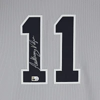 Maillot Nike authentique gris autographié par Anthony Volpe des Yankees de New York