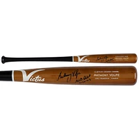 Batte de baseball Victus Game Model autographiée par Anthony Volpe des Yankees de New York avec l'inscription « MLB Debut 3-30-23 »
