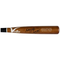 Batte de baseball Victus Game Model autographiée par Anthony Volpe des Yankees de New York avec l'inscription « MLB Debut 3-30-23 »