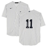 Maillot réplique Nike blanc autographié par Anthony Volpe des Yankees de New York