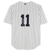 Maillot réplique Nike blanc autographié par Anthony Volpe des Yankees de New York