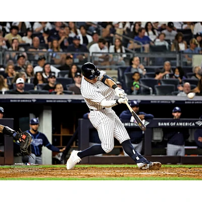 Photographie du maillot blanc non signé d'Anthony Volpe des Yankees de New York