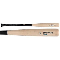 Batte de baseball Louisville Slugger beige/noire dédicacée par Austin Wells des Yankees de New York lors de la saison 2024 de la MLB