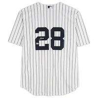 Austin Wells New York Yankees Autographed White Nike Replica Jersey