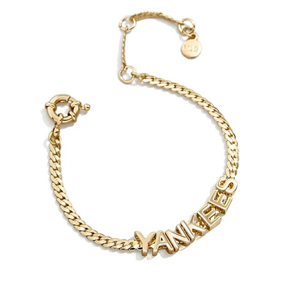 BaubleBar New York Yankees Curb Bracelet