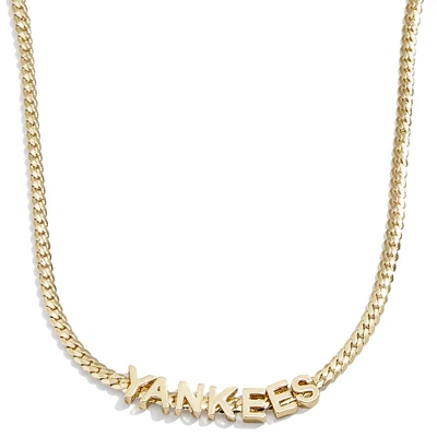 BaubleBar New York Yankees Curb Necklace