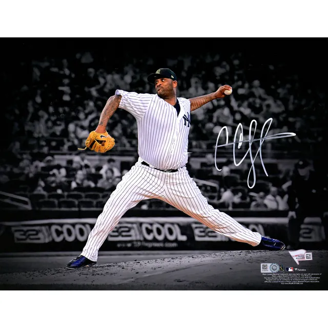 Lids CC Sabathia New York Yankees Fanatics Authentic Autographed 11 x 14  Pitching Spotlight Photograph