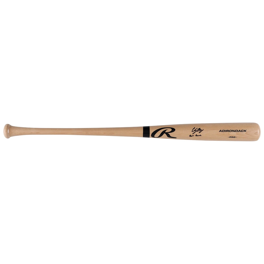 Cody Bellinger New York Yankees Autographed Blonde Rawlings Pro Bat with "Belli Bomb" Inscription