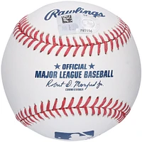 Baseball autographié par Derek Jeter et Anthony Volpe des Yankees de New York avec plusieurs inscriptions pour leurs débuts en MLB - Édition limitée à 10 exemplaires