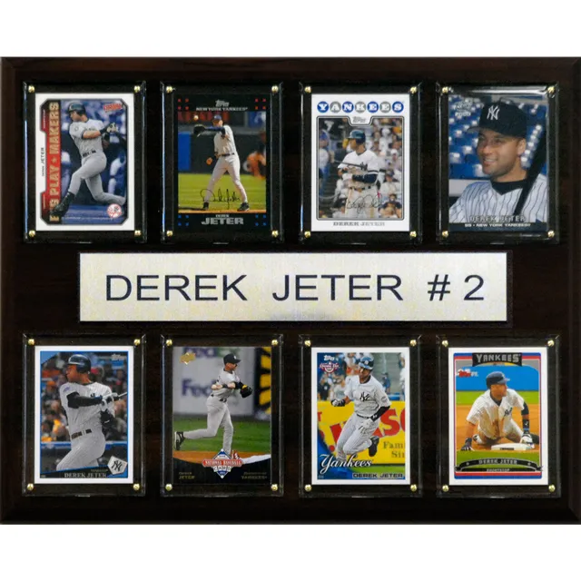 Autographed New York Yankees Derek Jeter 12 x 36 Panoramic