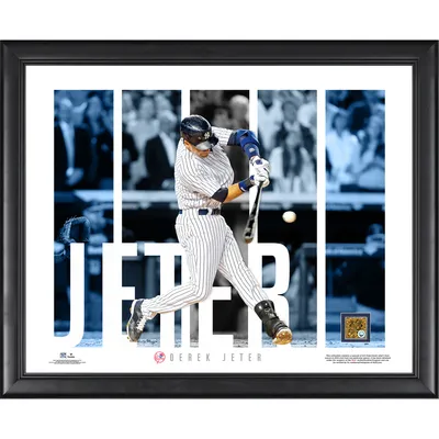 New York Yankees Derek Jeter Fanatics Authentic Framed 15 x 17 Stars of  the Game Collage with a Capsule of Game Used Dirt