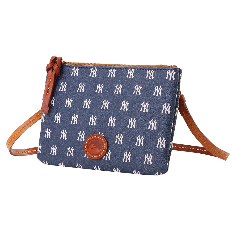 Dooney & Bourke New York Yankees Sac à main à bandoulière avec fermeture éclair sur le dessus