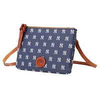 Dooney & Bourke New York Yankees Sac à main à bandoulière avec fermeture éclair sur le dessus