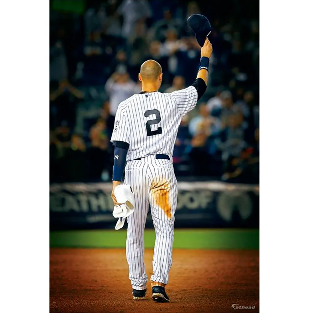 Lids Derek Jeter New York Yankees Fathead Farewell Giant Removable Wall  Decal