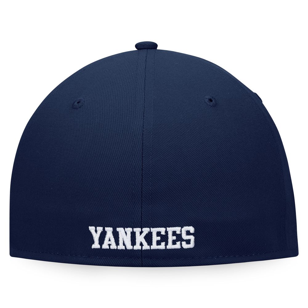 FBC YANKEE NAVY WHITE MLB ICONIC COLOR BLOCKED FITTED CAN HATMENHIC