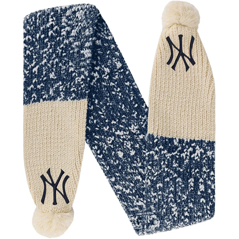 New York Yankees FOCO Confetti Scarf with Pom