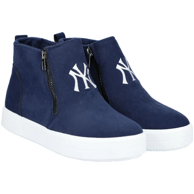 Women's New York Yankees FOCO Platform Canvas Shoes