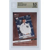 Gerrit Cole New York Yankees 2020 Topps Now Best of Topps Now #BTN-8 BGS Authenticated 9.5 Card