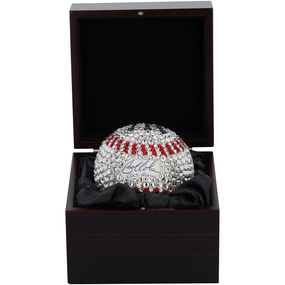 Balle de baseball autographiée par Gerrit Cole des Yankees de New York avec l'inscription « Cole Train » - Illustration de Rock On Sports