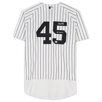 Maillot Nike authentique autographié par Gerrit Cole des Yankees de New York avec l'inscription « Go Yankees »