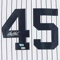 Maillot Nike blanc authentique autographié par Gerrit Cole des Yankees de New York