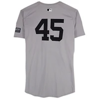 Gerrit Cole New York Yankees Game-Used #45 Gray Nike Jersey vs. Detroit Tigers on August 16, 2024 - 6 IP, 8 K, W