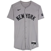 Gerrit Cole New York Yankees Game-Used #45 Gray Nike Jersey vs. Detroit Tigers on August 16, 2024 - 6 IP, 8 K, W