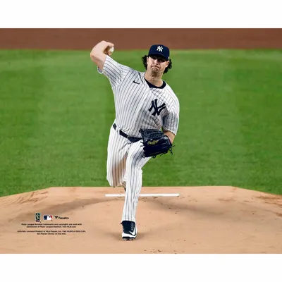 Gerrit Cole New York Yankees Autographed 8 x 10 Home Pitching