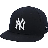 Casquette New Era bleu marine portée par Giancarlo Stanton lors du match des Yankees de New York contre les Dodgers de Los Angeles le 30 octobre 2024 - 5e match des Séries mondiales