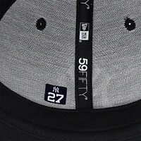 Casquette New Era bleu marine portée par Giancarlo Stanton lors du match des Yankees de New York contre les Dodgers de Los Angeles le 30 octobre 2024 - 5e match des Séries mondiales