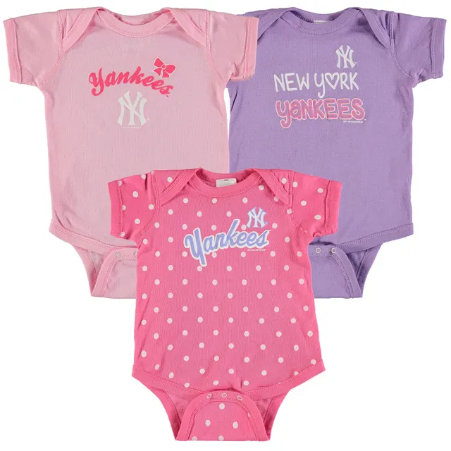 New York Yankees Tiny Turnip Infant Baseball Love Bodysuit - Navy