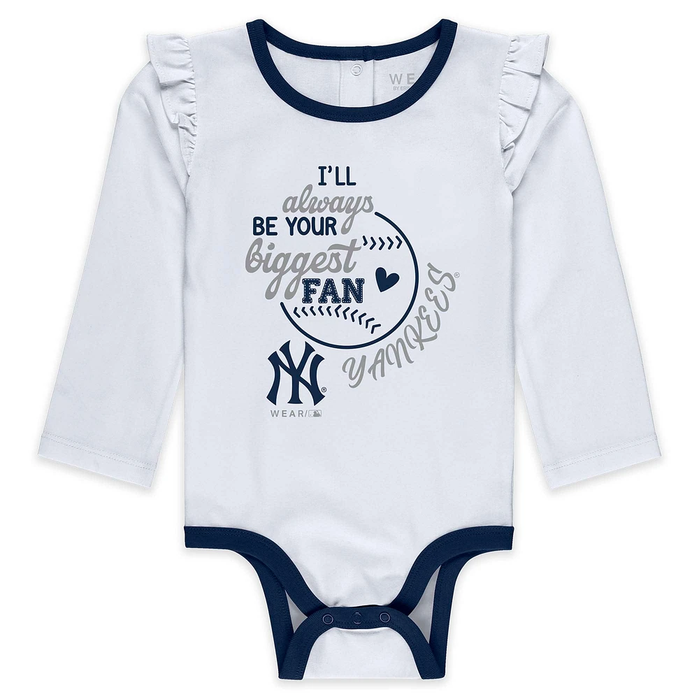 Ensemble tutu trois pièces pour nouveau-nés et nourrissons par Erin Andrews New York Yankees