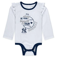 Ensemble tutu trois pièces pour nouveau-nés et nourrissons par Erin Andrews New York Yankees