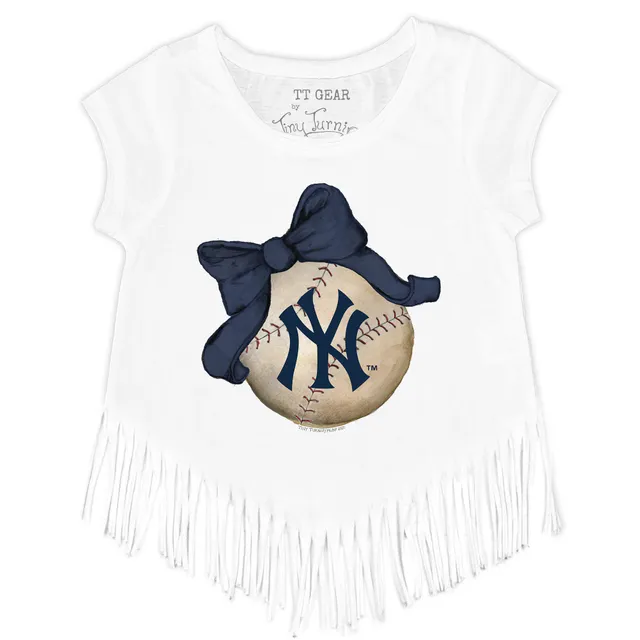 Toddler Tiny Turnip Navy New York Yankees Baseball Love T-Shirt Size: 4T