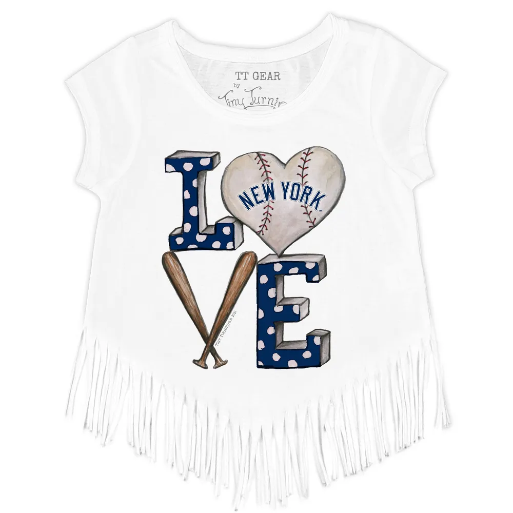 Lids New York Yankees Tiny Turnip Girls Toddler Baseball Love