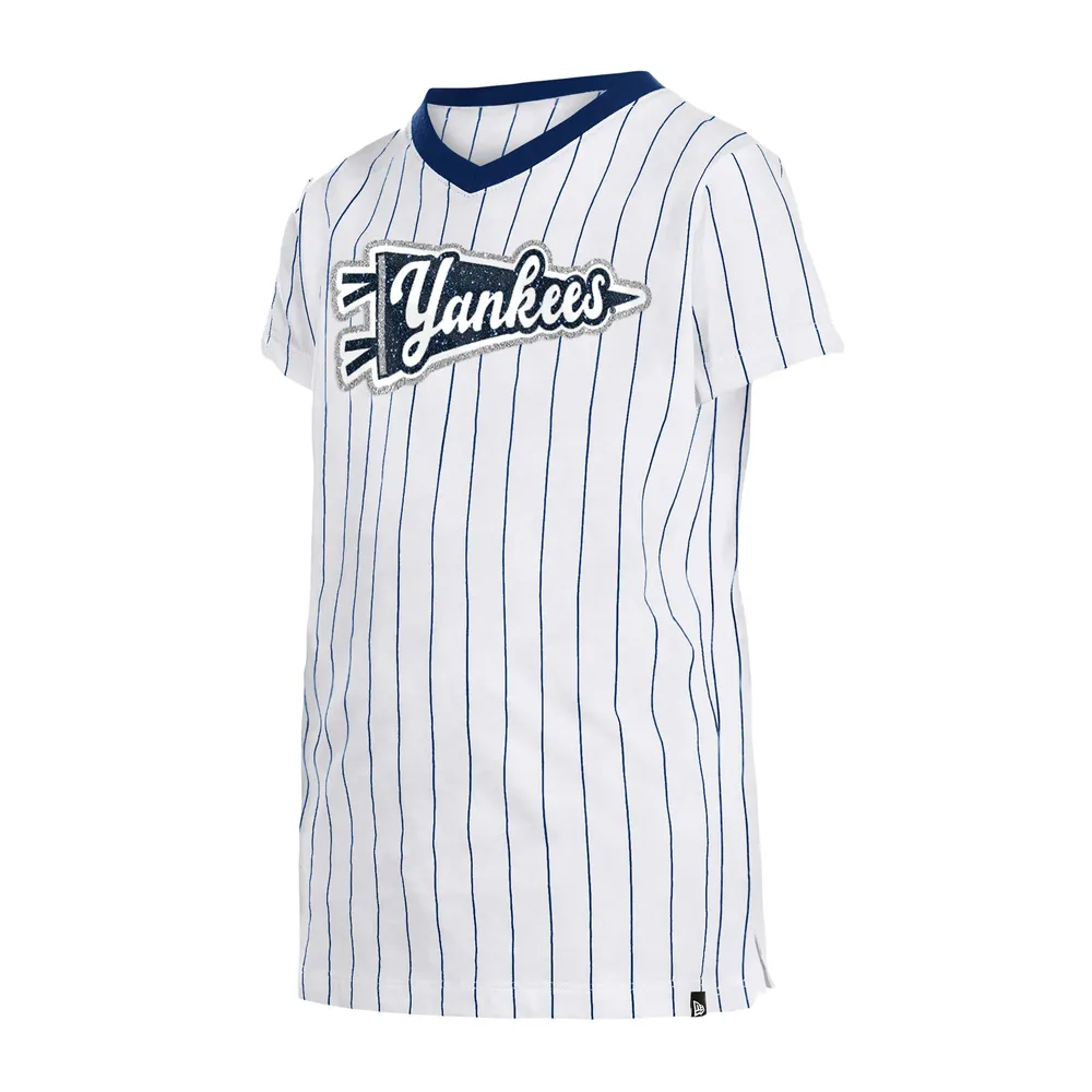 New Era Pinstripe Yankees T-Shirt