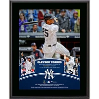 Gleyber Torres New York Yankees 10.5" x 13" Youngest Player to Hit a Walk-Off Home Run in Yankees History Sublimated Plaque