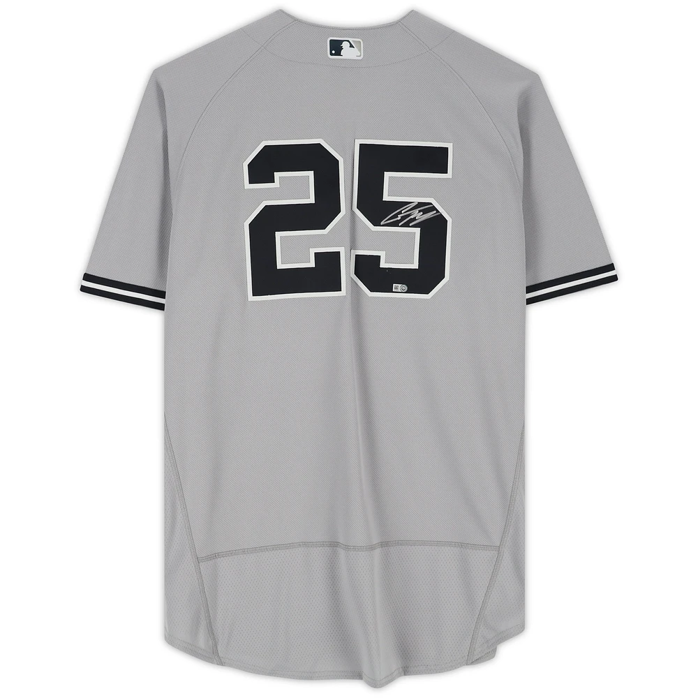Gleyber Torres New York Yankees Autographed Gray Nike Authentic Jersey