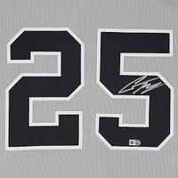 Gleyber Torres New York Yankees Autographed Gray Nike Authentic Jersey
