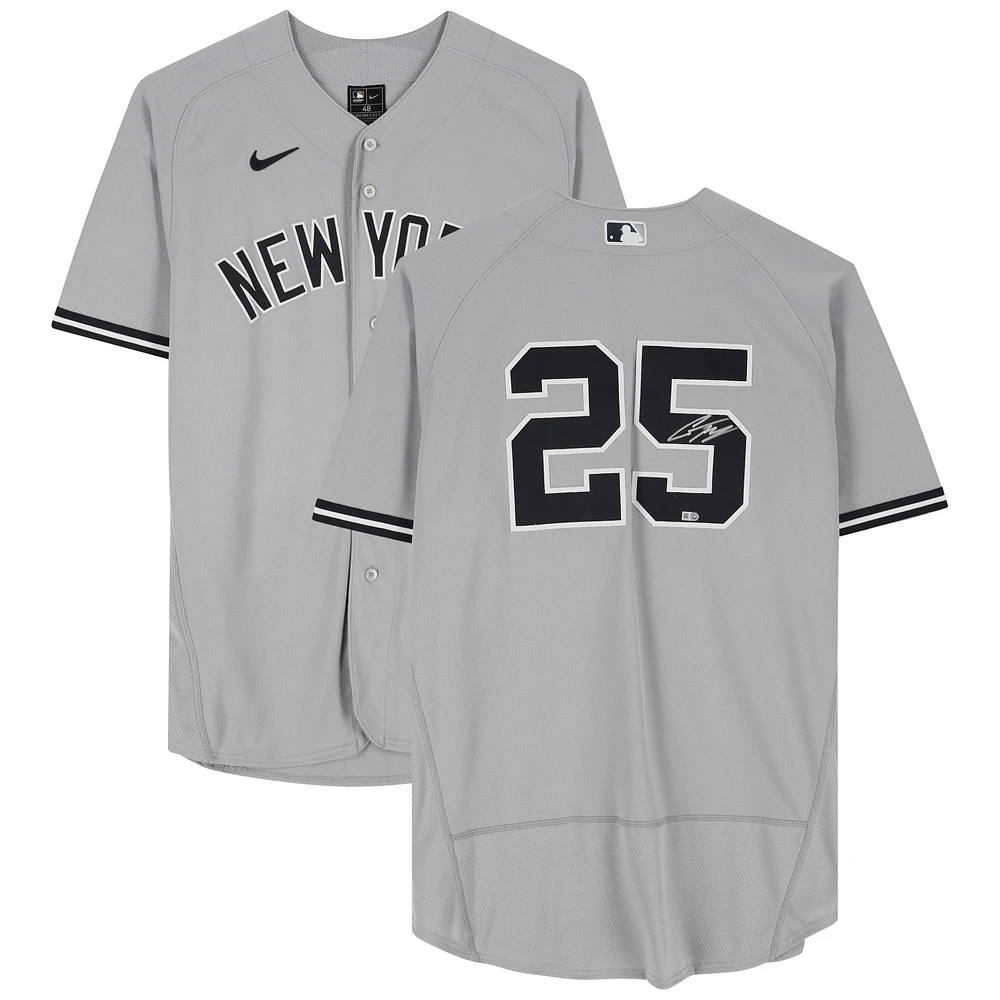 Gleyber Torres New York Yankees Autographed Gray Nike Authentic Jersey