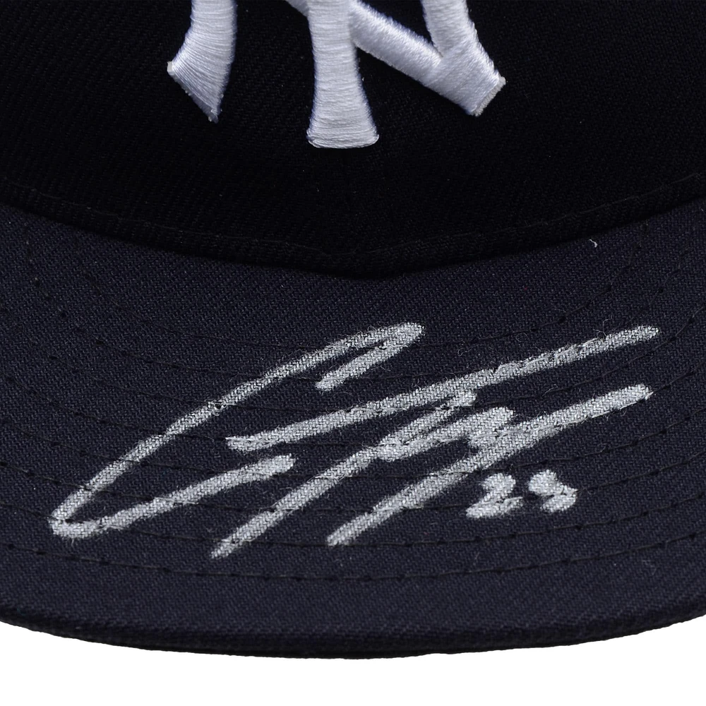 Gleyber Torres New York Yankees Autographed New Era Baseball Cap