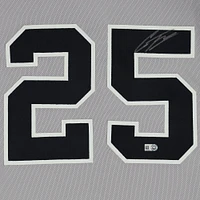 Gleyber Torres New York Yankees Autographed Topps Gray Majestic Authentic Jersey