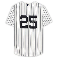 Gleyber Torres New York Yankees Autographed White Nike Replica Jersey