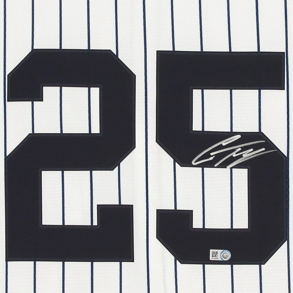 Gleyber Torres New York Yankees Autographed White Nike Replica Jersey