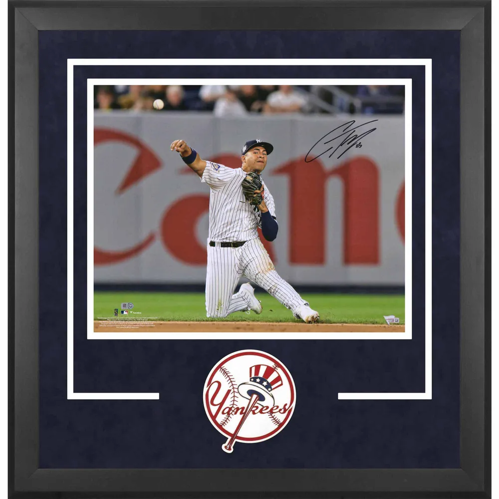 Lids Gleyber Torres New York Yankees Fanatics Authentic Autographed 16 x  20 Throwing Photograph