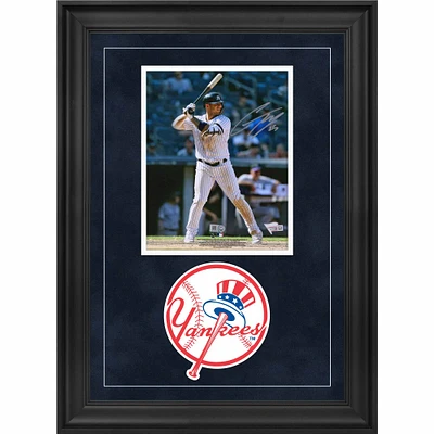 Gleyber Torres New York Yankees Deluxe Framed Autographed 8" x 10" Hitting Photograph