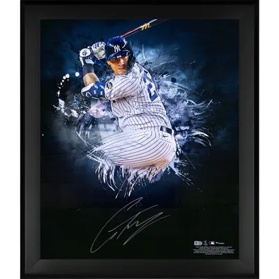 Gleyber Torres New York Yankees Topps Autographed 8 x 10 Number 1 Photograph