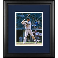 Gleyber Torres New York Yankees Framed Autographed 8" x 10" Hitting Photograph with Suede Matting